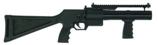 Penn Arms L140-1 40mm Single Shot Launcher includes a fixed Stock and combo rail.